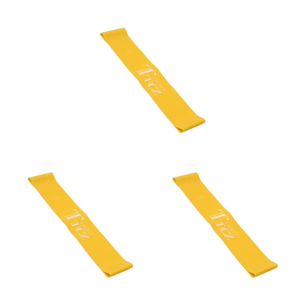 Yuarrent Goma elástica Resistencia al estiramiento Ejercicio Bandas Correa Hogar Amarillo Type2 NO2 Yuarrent CBP085101