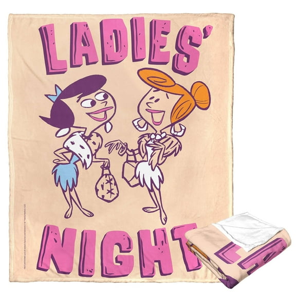 Warner Bros Flinstones Ladies Night Kids Silk Touch Throw Blanket