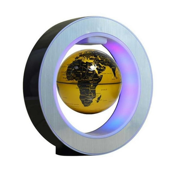 Magnetic Levitation Floating Globe LED Light Auto Rotating World Map Gift