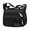 Black, variant on Women Multi Pockets Crossbody Bag Waterproof Nylon Single Shoulder Bag Travel Purses Handbags,Black