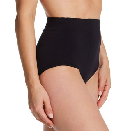 

Women s Vanity Fair 13218 No Pinch No Show Seamless Brief Panty (Midnight Black 8)