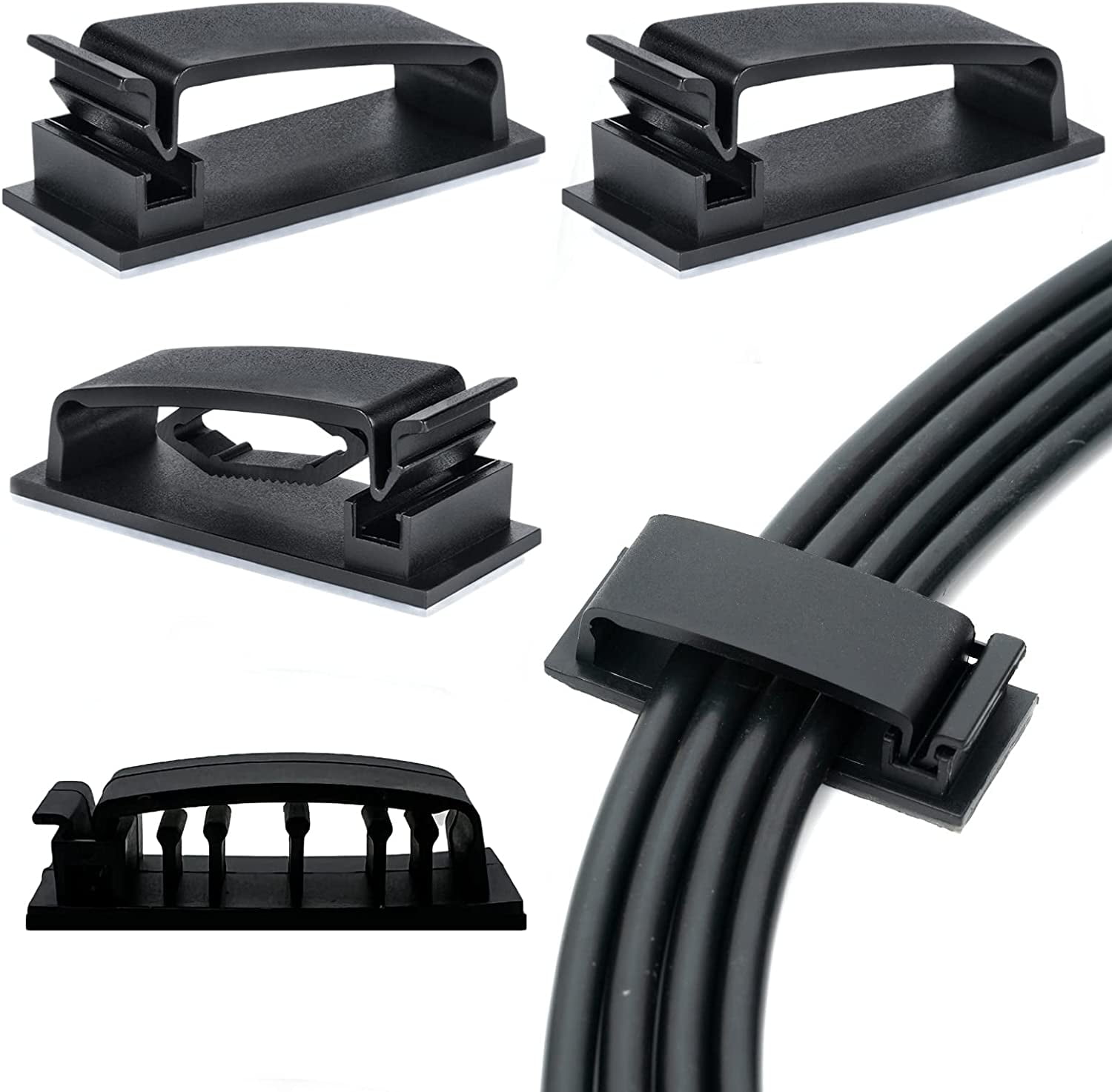 Secure Cord ASC5B Cable Management System for Carpets - 16.5 foot / Black
