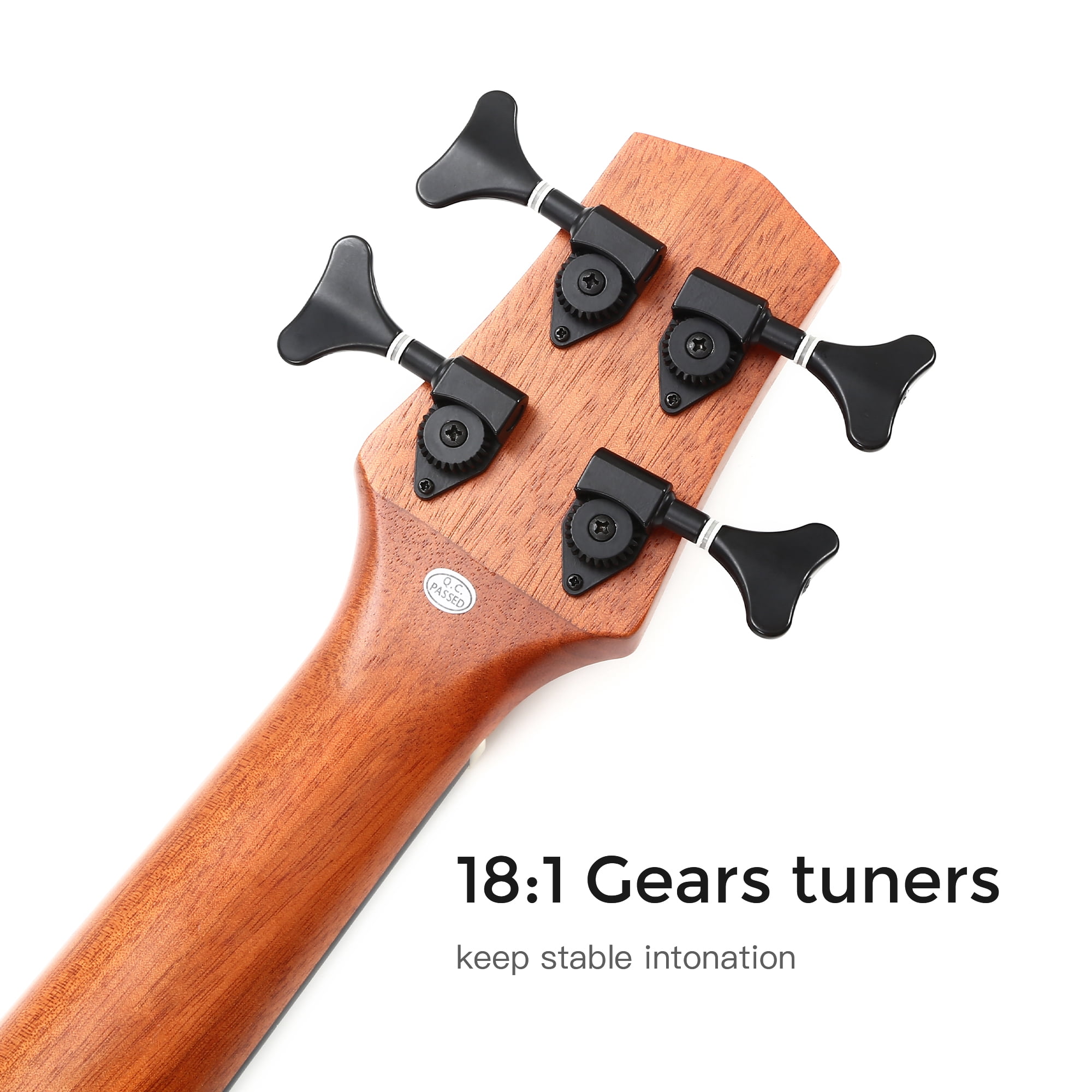 Batking Ubass Electric Ukulele Bass Baritone Fretted Steel Strings 30 Inch Ukulele For Kids Ukulele For Adults
