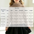 thumbnail image 3 of BLVB Girls Turtleneck Sweaters Long Sleeve Jumper Tops Teen Kids Casual Soft Pullover Fall Winter Outfits(Khaki,13-14 Years), 3 of 6