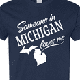 thumbnail image 4 of Inktastic Someone in Michigan Loves Me T-Shirt, 4 of 5
