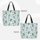 thumbnail image 2 of Fotbe Winter Wonderland Light Blue Bolsa Tote con Estampado para Mujer, Bolsos con Cremallera, Bolsa de Hombro Casual de Gran Capacidad con Bolsillos Internos, 2 of 7