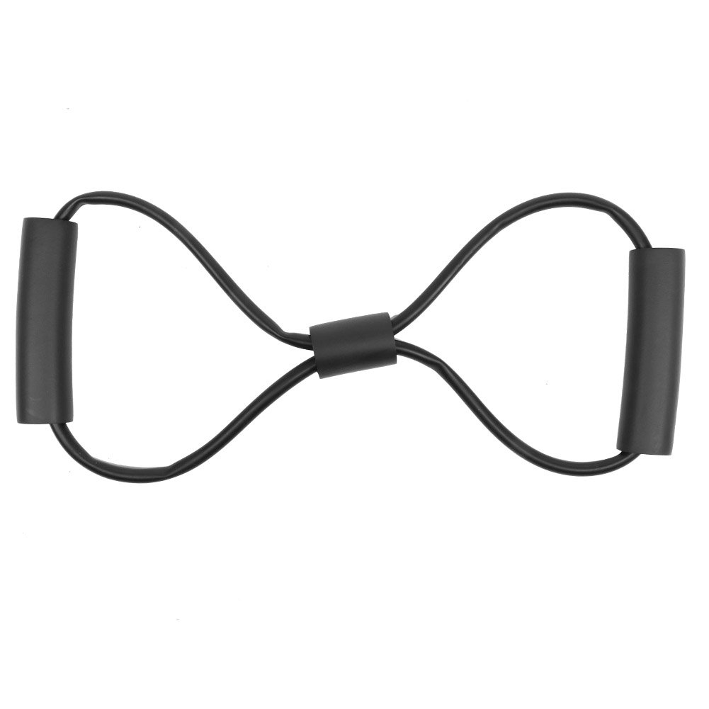 NFTIGB 2Pcs Figure 8 Chest Expander Rope TPE Resistance Exercise Bands for Yoga and Fitness (7.09 in / 18 cm)