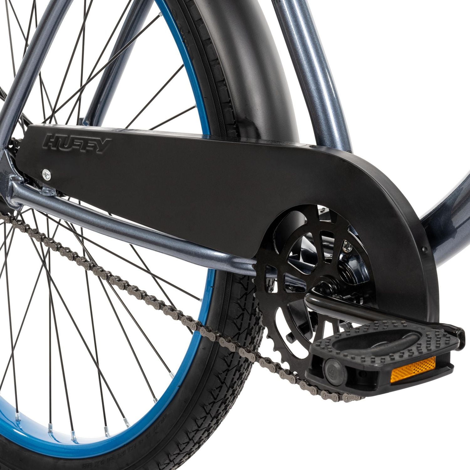 Huffy Men's Good Vibrations 26 in Cruiser Bike, Shiny Grey