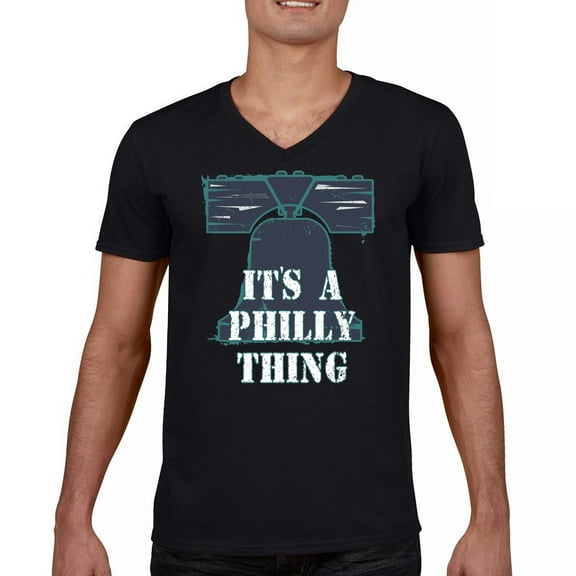 It's a Philly Thing Funny V-Neck T-shirt Philadelphia Championship City of Brotherly Love Football League Fan Tee