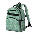 thumbnail image 2 of Paisley and Floral White Pattern Cute School Backpack Bag for School with Padded Back and Adjustable Shoulder Straps 15.25"x11.5"x5.25", 2 of 5