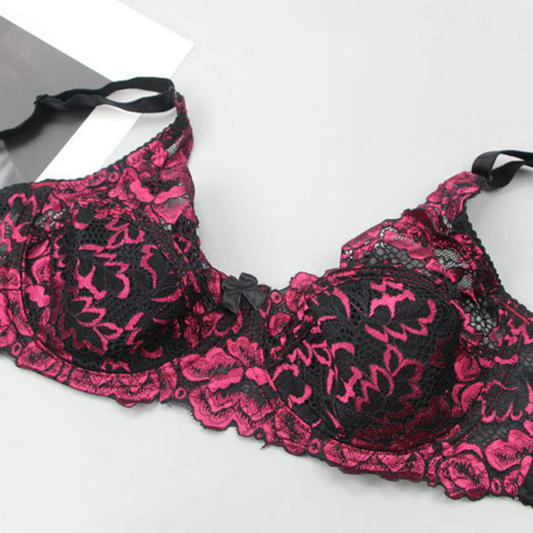 adviicd Balconette Bras for Women Women's Ego Boost Add-A-Size Push Up Bra  Pink 100D 