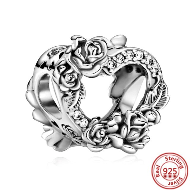 Colgante de plata de ley 925 para mujer, cuentas con forma de cachorro, compatible con Pandora Original, fabricación de joyería fina, regalo