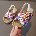 thumbnail image 2 of Baby Boys Girls Sandals Soft Non Slip Rubber Sole Breathable Infant Summer Outdoor Shoes Children First Walk Slippers White Size 6.5 Toddler, 2 of 6