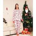 thumbnail image 4 of Christmas Moose Allover Print Pajamas Set Family Matching Outfits Parent-child 2 Pieces Suit Sleepwear Baby Dog Romper Xmas Look, 4 of 4