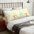 thumbnail image 4 of Rateoe Long Body Pillow Cover, 20x54 Inches Body Pillow Cases, Soft Brushed Microfiber Zipper Design, Lemon Potatoes -Pillows Not Included, 4 of 7