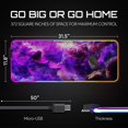 thumbnail image 3 of Mouse pad gamer RGB Gerlos grande 80 x 30 cm con LED, 3 of 8