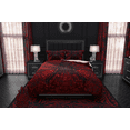 thumbnail image 3 of Couette Ou Duvet Araignée Noire, Housse de Lit Gothique, Décor de Chambre Rouge, Très Grand,, 3 of 7