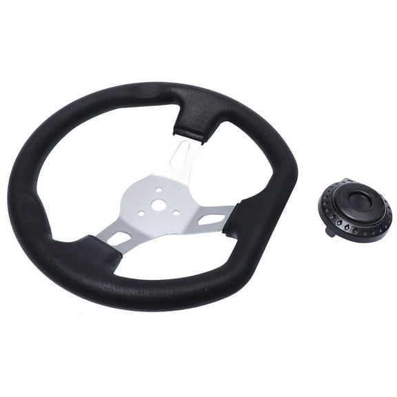HEMOTON  270 Mm Go-kart Steering Wheel for Four-wheelers Outdoor Vehicles