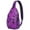 Cute Spider Web, variant on Sling Backpack,Dancing Skeletons Halloween Pattern Sling Bag with Water Bottle Holder,Waterproof Sling Bag for Men/Women with Headphone Jack for Hiking,Travel