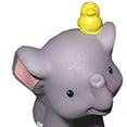 thumbnail image 2 of fisher price little people animals, noah's ark, zoo animals, male & female, elephant family pair, yellow birds, 2 of 8