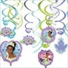 Princess and the Frog Hanging Swirl Decorations (12pc)