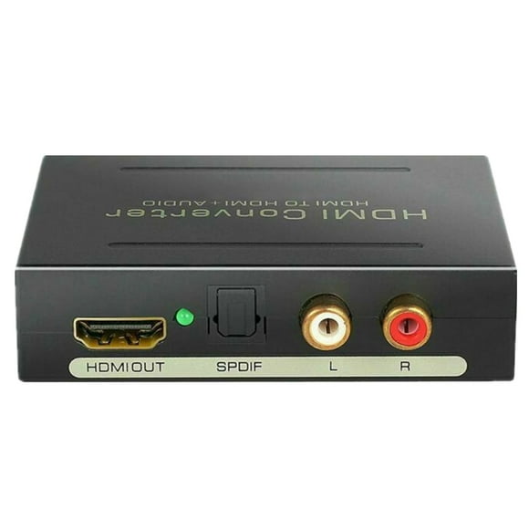 1080P Audio Extractor Converter Splitter HDMI-compatible to HDMI-compatible & Optical SPDIF + RCA L/R