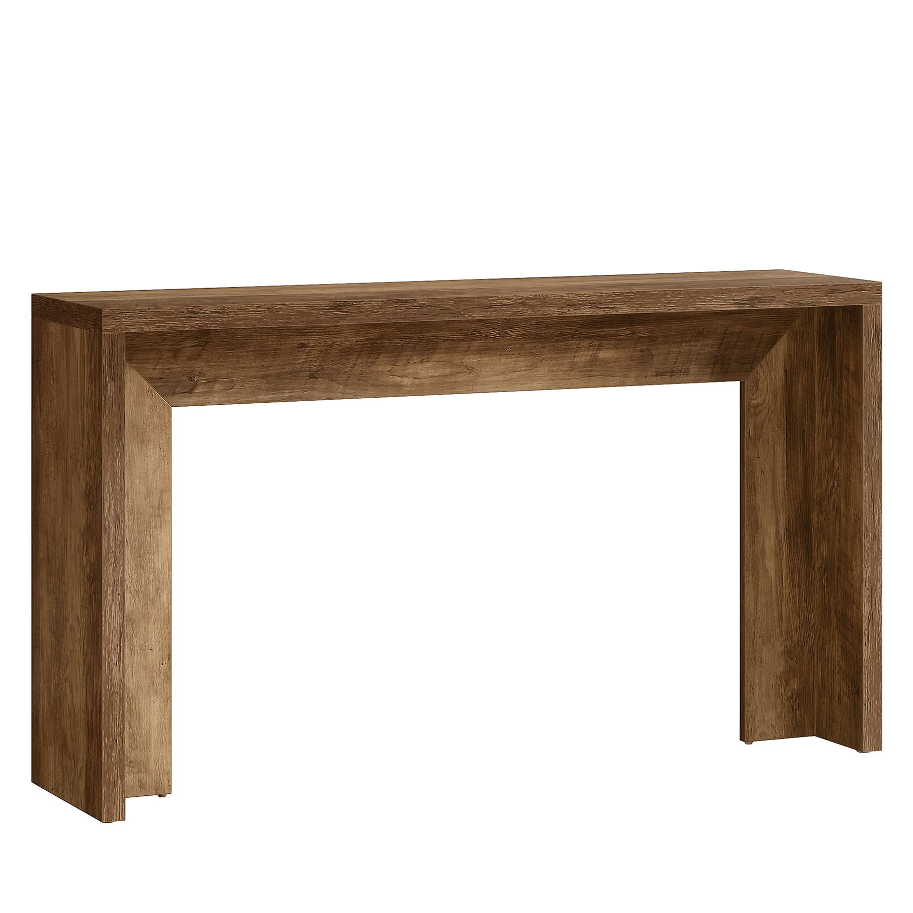 MAYEERTY 55" Rustic Console Table, Farmhouse Table for Entryway, Hallway, and Living Room, Narrow Wood Accent Table