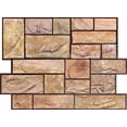 thumbnail image 1 of 3D Wall Panel Natural Sawn Limestone Design, Colors Beige Brown Pink, Raised Texture, Size 23.5 Inches by 17.25 Inches, 1 of 2