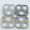 thumbnail image 4 of [2 Pack]3D Bling Diamond Camera Lens Protector for iPhone 13 Pro/iPhone 13 Pro Max Protective Lens Decoration Glitter Metal Camera Cover 6.1 inch / 6.7 inch Gold, 4 of 6