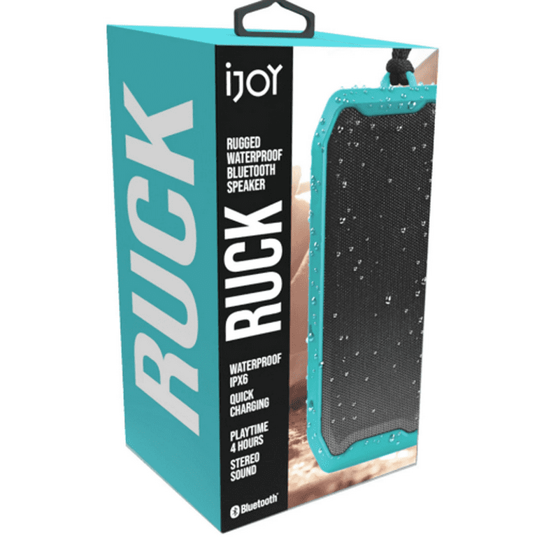 iJoy Ruck Waterproof Rugged Portable Bluetooth Speaker IJSP-1048