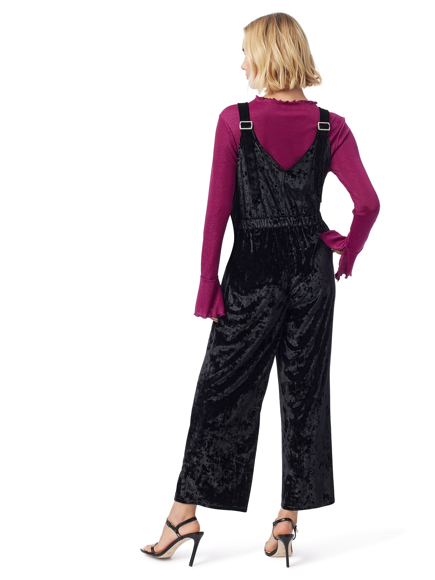 Jessica Simpson Women's Velvet Overalls, Sizes XS-XL