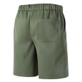 thumbnail image 6 of Havenre Mens Cargo Twill Cargo Shorts Lightweight Drawstring Stretch Elastic Waist Casual Knee Length Work Short with Multi-Pockets Army Green XXL, 6 of 10
