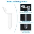 thumbnail image 4 of 2ML Centrifuge Tubes, 1000 Pcs Round Bottom Centrifuge Tube with Snap Cap and Graduated Marks for Sample, 4 of 5