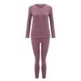 thumbnail image 4 of Gyexs Thermal Underwear for Women - Thermal Underwear for Women Petite, Base Layer Long Sleeve Shirts Winter Clothing, PP1, Size XXL, 4 of 6