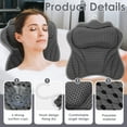 thumbnail image 5 of Polyester Bath Pillow Comfortable Breathable Bathtub Pillow Firm Adsorption Bath Cushion Stress Relief for Release Stress, 5 of 11