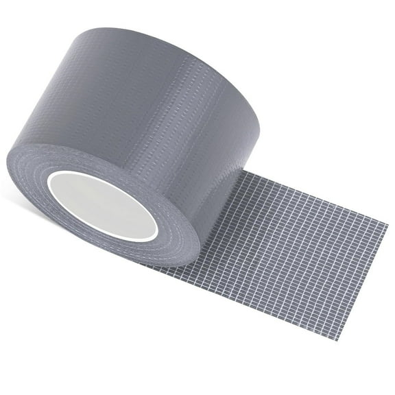 Cloth Duct Window Seal Strip Tape,Gray Single Side Tape,Strong Adhesive Seal Tape,Easy Tear Sealer Draft Blocker,Waterproof Seal Strip Tape,for Repair Fixing Masking and Bonding (65.6FT)