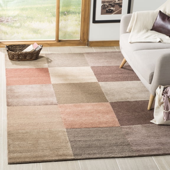 Safavieh Tibetan Alban Geometric Wool Area Rug, Multi, 6' x 9'