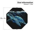 thumbnail image 3 of Disketp Ocean Turtle Funny Coasters,6 Pcs Leather Coasters With Holder, Perfect Housewarming Hostess Gifts,Protect Furniture From Water Marks Scratch And Damage, 3 of 9
