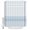 Blue, variant on Blue Striped Bathroom Shower Curtains with 12 Hooks Polyester Waterproof Shower Curtain for Stalls and Bathtubs Farmhouse Pastel Stripes Minimalist Decorative Bathroom Privacy Curtain 36x72 Inches