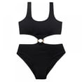 thumbnail image 4 of BULLPIANO Girl One Piece Bathing Suit High Waisted Swimsuit High Cut Sports Swimwear Bikini Bathing Suits, 4 of 6