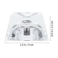 thumbnail image 5 of 1 pedestal de bolas de cristal para el hogar, base de exhibición, soporte de iluminación cuadrado, 5 of 5