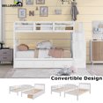thumbnail image 6 of Bellemave Twin over Twin Bunk Bed with Stairs, Solid Wood Bunk Bed with Storage Drawers for Teens, Adults (White), 6 of 11