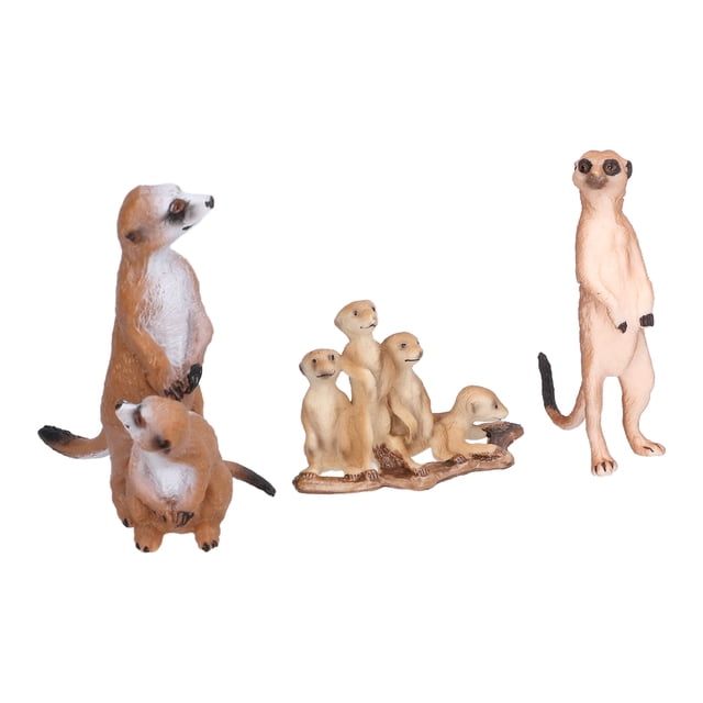 Figurilla de suricata ANGGREK Regalo de Cumpleaños Colección Exquisita Modelo de suricata Juguetes
