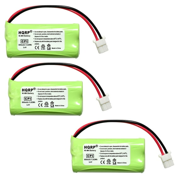 HQRP Phone Battery 3-Pack for ATT LUCENT CL84202 CL84252 CL84342 CL84102 CL84152 Cordless Telephone