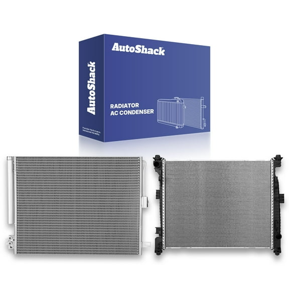 Autoshack Radiator and AC Condenser for 2016-2022 Jeep Grand Cherokee 2022 Grand Cherokee WK 2016-2020 Dodge Durango 3.0L 3.6L V6 4WD AWD RWD RKPKG0200174