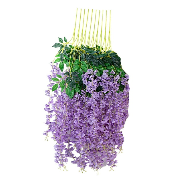 Winter Flowers Roses Baby Breath Flower Yule Altar Wedding Decorations for Reception Tables Centerpieces Wisteria Flower False Flower Rattan Decorative Flower