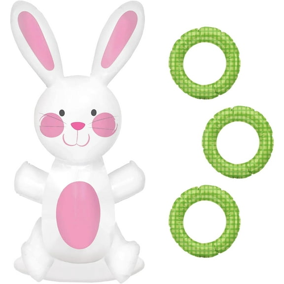 Easter Bunny Ring Toss Game Inflatables | Multicolor | 1 Set