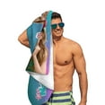 thumbnail image 3 of Like Nastya Gifts Beach Towel for Women Girl Birthday Inspired Fan Bath Outdoor Music Lover, 3 of 6