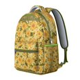 thumbnail image 2 of "Elegant Wildflower & Sunflower Campus Backpack - Lightweight School Bag with Laptop Sleeve, Trendy Floral Design, Breathable Mesh Back Support", 2 of 6