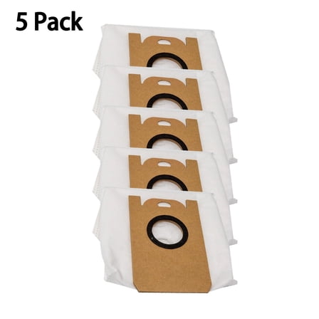 Redkey R11 5 Pack Robot Vacuum Cleaner Dust Collection Bags, Replacement Parts Large Capacity Debris Storage Bags, Vacuum Accessories